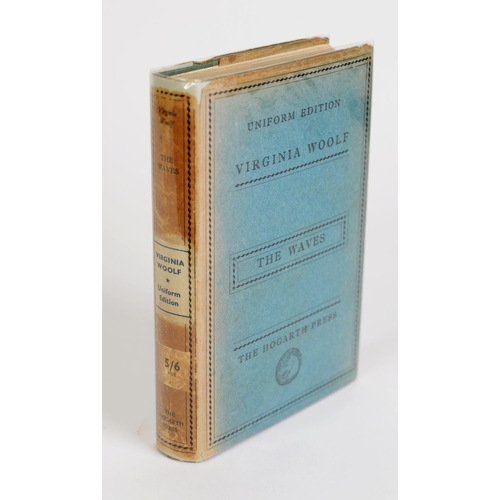 33 - VIRGINIA WOOLF - The Waves, pub Hogarth Press, New Edition 1933 rpt, from the Uniform Edition, set. ...