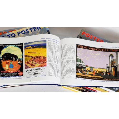 38 - Richard Furness - Poster to Poster RAILWAYS JOURNEYS IN ART, Volume 1 to Volume 7, pub JDF & ass...