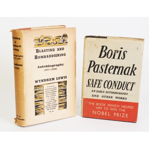 39 - AUTOBIOGRAPHICAL. WYNDHAM LEWIS - Blasting and Bombadeering, Autobiography (1914-1926), pub Eyre and... 