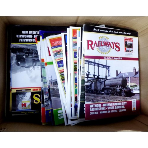 82 - LARGE QUANTITY OF FOXLINE PUBLICATIONS RAILWAYS RELATED GLOSSY BOOKLETS, mainly relating to North We... 