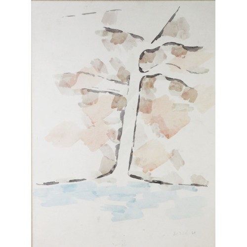 88 - DAVID WILD (1931-2014) WATERCOLOUR Tree Signed and dated (19)68 20 ½” x 15” (52cm x 38.1cm)... 