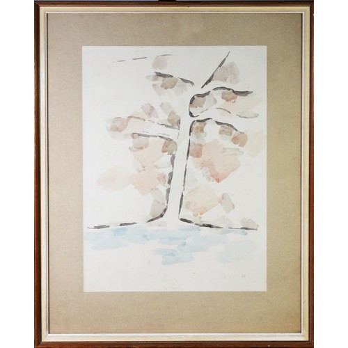 88 - DAVID WILD (1931-2014) WATERCOLOUR Tree Signed and dated (19)68 20 ½” x 15” (52cm x 38.1cm)... 