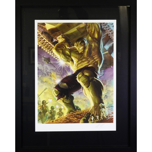 135 - ALEX ROSS (b.1970) FOR MARVEL COMICS ARTIST SIGNED LIMITED EDITION COLOUR PRINT‘Immortal Hulk’ (39/1... 