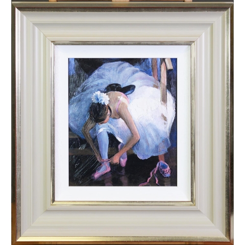 144 - SHEREE VALENTINE DAINES (b.1959) #ARTIST SIGNED LIMITED EDITION COLOUR PRINT‘The Pink Slipper’ (39/1... 