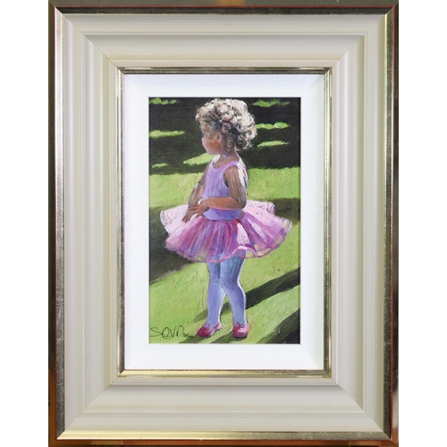 146 - SHEREE VALENTINE DAINES (b.1959) ARTIST SIGNED LIMITED EDITION COLOUR PRINT ‘Pretty in Pink’ (50/195... 