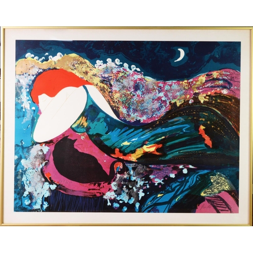 123 - LINDA LEKNIFF (Twentieth/Twenty First Century)ARTIST SIGNED LIMITED EDITION LITHOGRAPH'La Reverie' (... 