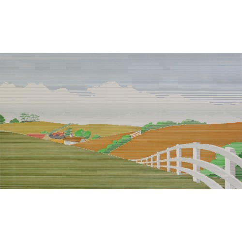 139 - MIKE SIBTHORPE (BR., b.1945)'Spring Fields' Limited edition serigraph, numbered 120/150 and titled t... 