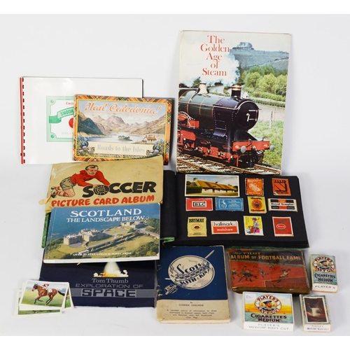 128 - THE PILOT STORY PAPER - ALBUM OF FOOTBALL FAME, 32 cards clipped in, cards fair to good, book with s... 