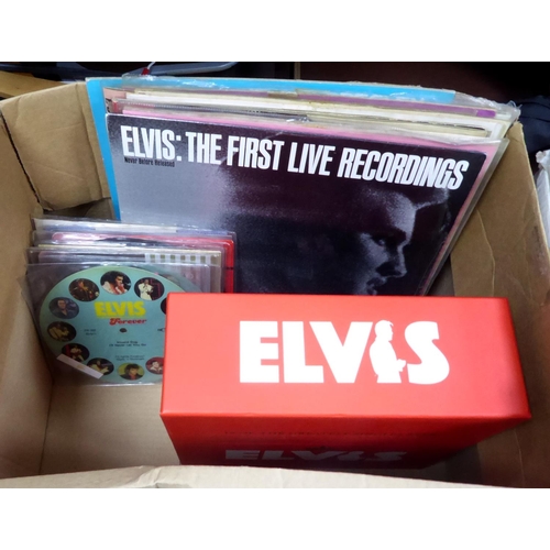 139 - VINYL RECORDS. A selection of 10’ limited edition records from the ELVIS THE KING, 18 of the greates... 