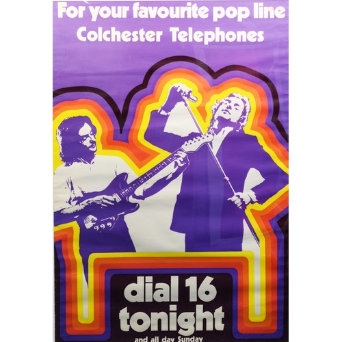 148 - THREE ORIGINAL 1970’S ADVERTISING POSTERS ISSUED BY POST OFFICE TELECOMMUNICATIONS, ‘DIAL A DISC’, ‘... 