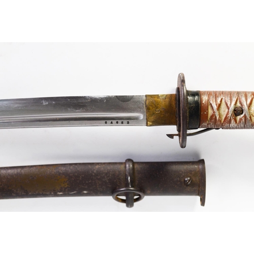 209 - WORLD WAR II JAPANESE NON COMMISSIONED OFFICER'S KATANA, the 27 ½