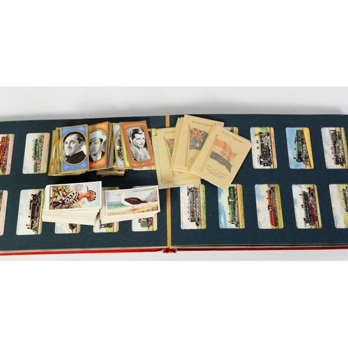 134 - FOUR SETS OF OGDENS and WILLS'S each of 50 CIGARETTE CARDS in original ALBUM, in ADDITION NUMEROUS O... 