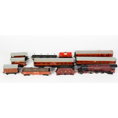 42 - HORNBY DUBLO ELECTRIC 'DUCHESS OF ATHOLL' 4-6-2 LOCOMOTIVE with TENDER, Together with THREE LMS PASS... 