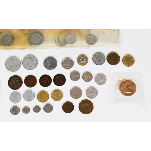 165 - SELECTION OF MAINLY GEORGE VI AND LATER PRE-DECIMAL COINAGE, including boxed Westminster Trafalgar c... 