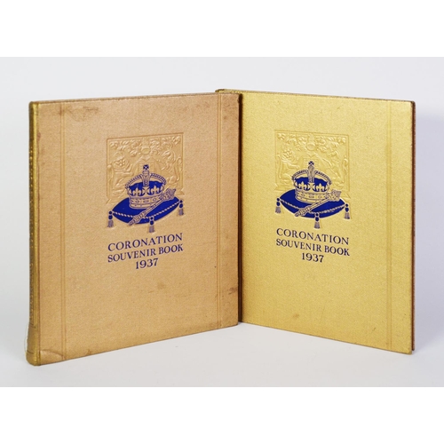 284 - TWO COPIES OF THE CORONATION SOUVENIR BOOK 1937, published in folio size by Daily Express Publicatio... 