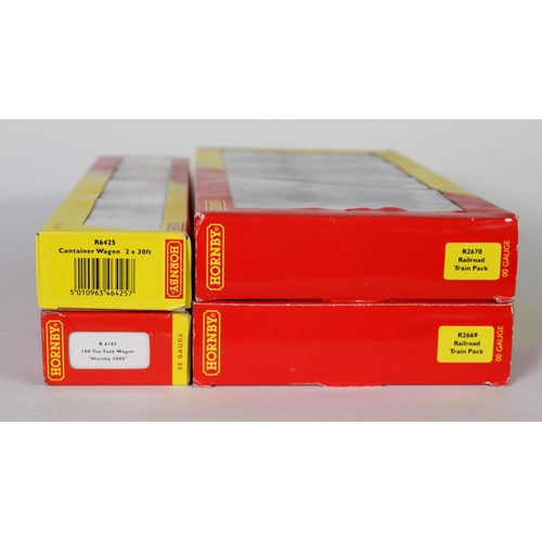 20 - TWO HORNBY RAILROAD OO GAUGE MINT AND BOXED AS NEW TRAIN PACKS, No R 2670 & 2669 containing 0-6-... 