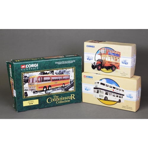 57 - CORGI CLASSICO MINT AND BOXED LIMITED EDITION DIE CAST BEDFORD VAN SET - Yelloways coach, with certi... 