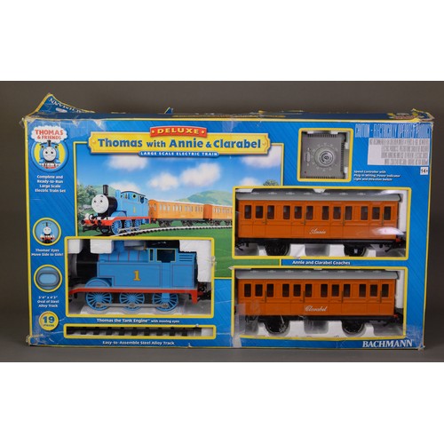 73 - BACHMANN, GERMANY, BOXED LARGE SCALE THOMAS THE TANK ENGINE WITH ANNIE & CLARIBEL TRAIN SET, 1 3... 