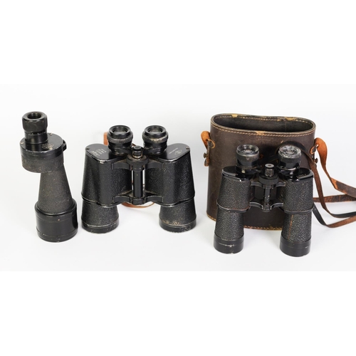 192 - TAIYO VINTAGE BINOCULARS 16x50 MAGNIFICATION field 3.5, numbered 14362, with textured black body; RO... 