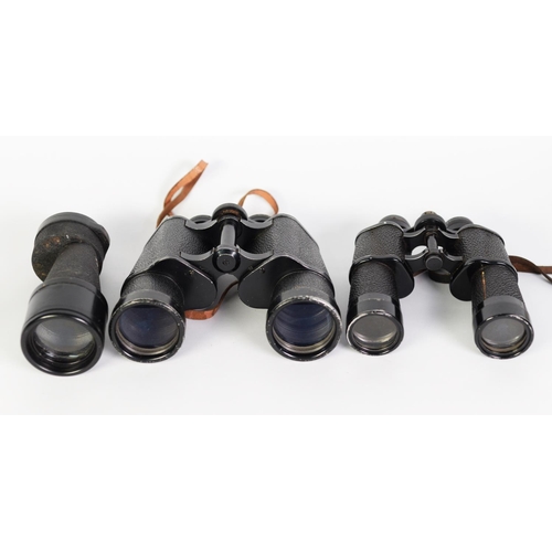 192 - TAIYO VINTAGE BINOCULARS 16x50 MAGNIFICATION field 3.5, numbered 14362, with textured black body; RO... 