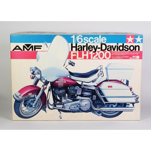 78 - TAMIYA PLASTIC MODEL CO., JAPAN, KIT NO BS - 0607 1/6th big scale model kit Harley Davidson FLH 1200... 