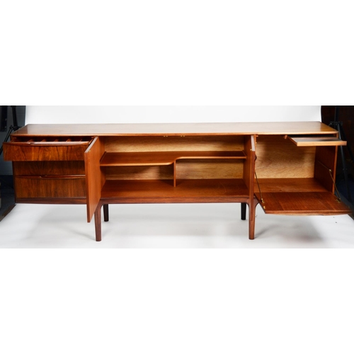 210 - A H McINTOSH & CO Ltd, EIGHT PIECE 1970’s ROSEWOOD DINING ROOM SUITE, comprising: EXTENDING DINI... 