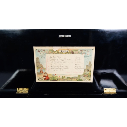 132 - LATE NINETEENTH CENTURY SWISS MUSICAL BOX, the 6 ¼