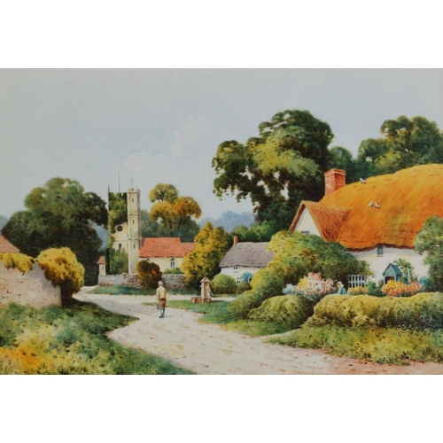 266 - F H TYNDALE (Early Twentieth Century) PAIR OF WATERCOLOURSIdyllic rural scenes with cottages Each si... 