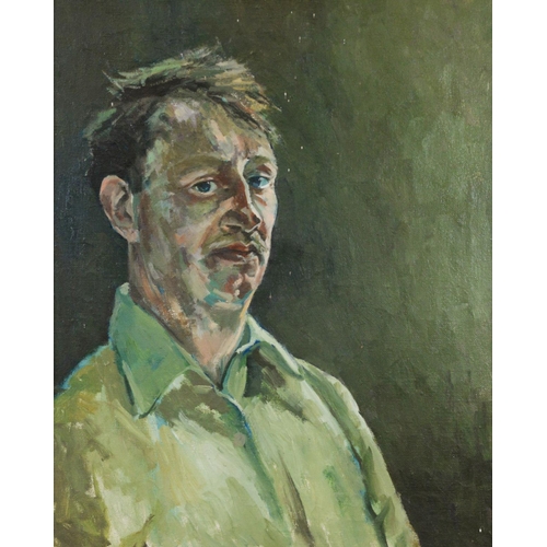 201 - ALBERT B. OGDEN (1928 - 2022)OIL ON CANVAS‘Self Portrait, 70’s’ Unsigned, attributed and titled to l... 