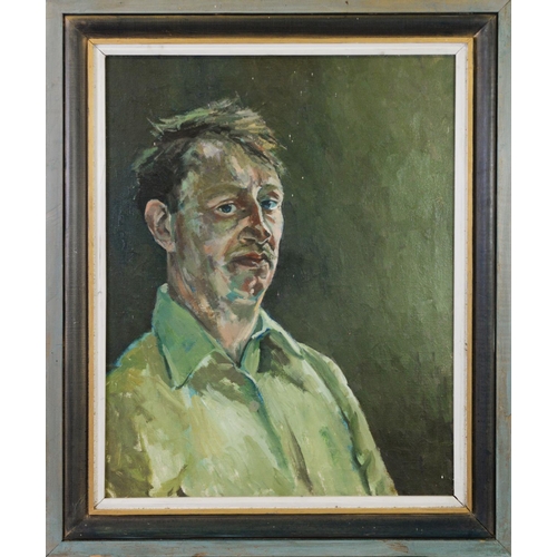 201 - ALBERT B. OGDEN (1928 - 2022)OIL ON CANVAS‘Self Portrait, 70’s’ Unsigned, attributed and titled to l... 