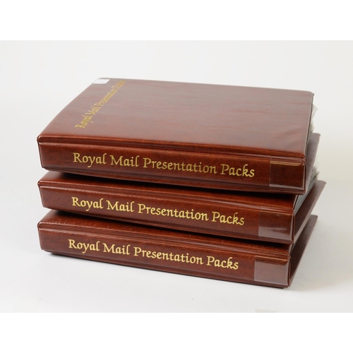 123 - GREAT BRITAIN, SEVEN BINDERS OF PRESENTATION PACKS, 1960s - 2012