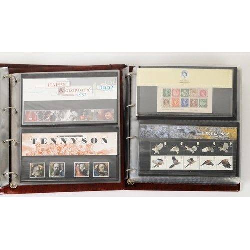 123 - GREAT BRITAIN, SEVEN BINDERS OF PRESENTATION PACKS, 1960s - 2012