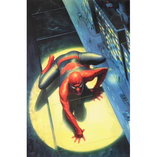 149 - ALEX ROSS (b.1970) FOR MARVEL COMICS ARTIST SIGNED LIMITED EDITION COLOUR PRINT‘The Spectacular Spid... 