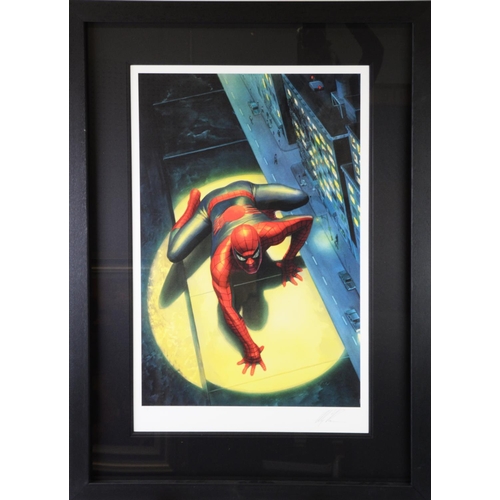 149 - ALEX ROSS (b.1970) FOR MARVEL COMICS ARTIST SIGNED LIMITED EDITION COLOUR PRINT‘The Spectacular Spid... 