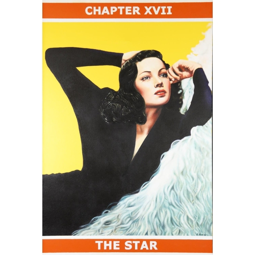 157 - ALEX WEAVER (MODERN) MIXED MEDIA ON CANVAS‘Chapter XVII, The Star’ Signed, titled to gallery label v... 