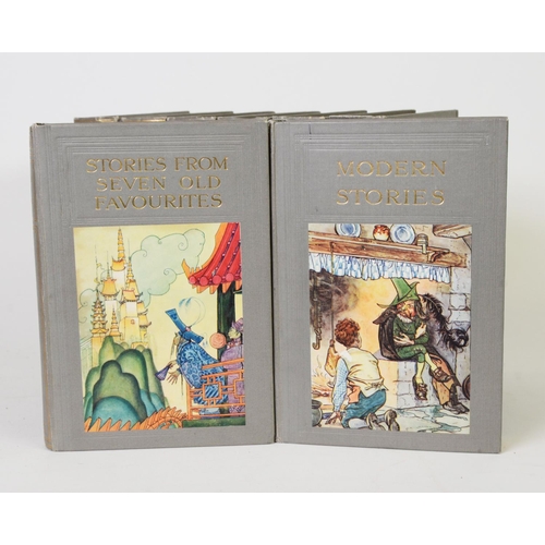 42 - A selection of eight books from THE CHILDREN’S HOUR series pub Waverley Book Company, to include Sto... 