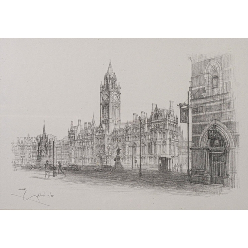 167 - GELDARTARTIST SIGNED LIMITED EDITION PRINT FROM A PENCIL DRAWINGAlbert Square, Manchester (71/250)12... 