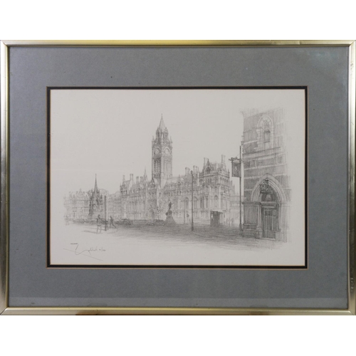 167 - GELDARTARTIST SIGNED LIMITED EDITION PRINT FROM A PENCIL DRAWINGAlbert Square, Manchester (71/250)12... 