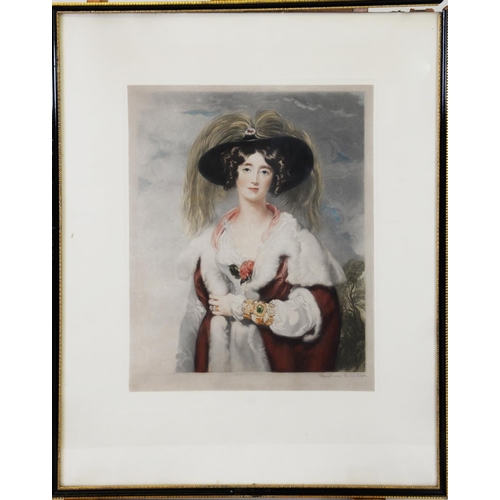 168 - SYDNEY E WILSON PAIR OF ARTIST SIGNED MEZZOTINTSFemale portraits 12” x 10” (30.5cm x 25.4cm), (2)... 