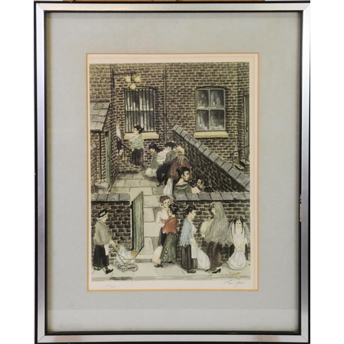 169 - ARTHUR DELANEY TWO ARTIST SIGNED LIMITED EDITION COLOUR PRINTS Manchester Street Scenes, one an Arti... 