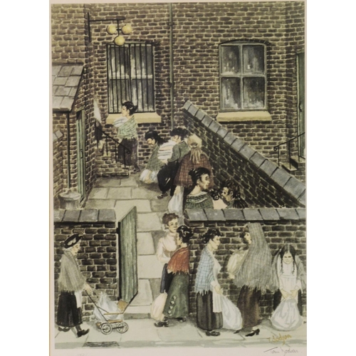 169 - ARTHUR DELANEY TWO ARTIST SIGNED LIMITED EDITION COLOUR PRINTS Manchester Street Scenes, one an Arti... 