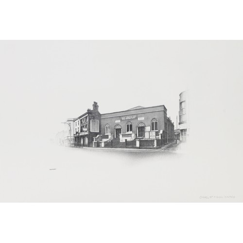 171 - MARC GRIMSHAW ARTIST SIGNED LIMITED EDITION PRINT OF A PENCIL DRAWING 'Rylands Library, Deansgate, M... 