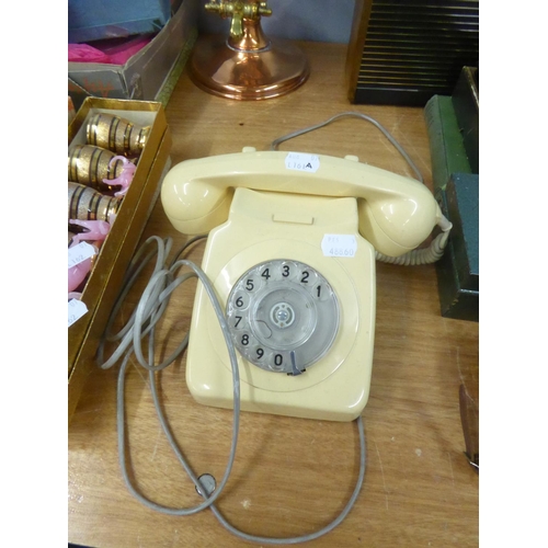 49 - CREAM COLOURED GPO ROTARY DIAL TELEPHONE