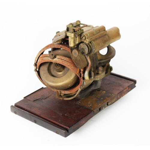 33 - NAVAL INTEREST: RGF Whitehead WWI torpedo gyroscope, the instructions dated 1902 and updated 1916. J... 