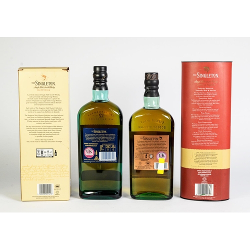 105 - TWO BOTTLES OF ‘THE SINGLETON’ SINGLE MALT SCOTCH WHISKY, comprising: 12 YEARS AGED and ‘MALT MASTER... 