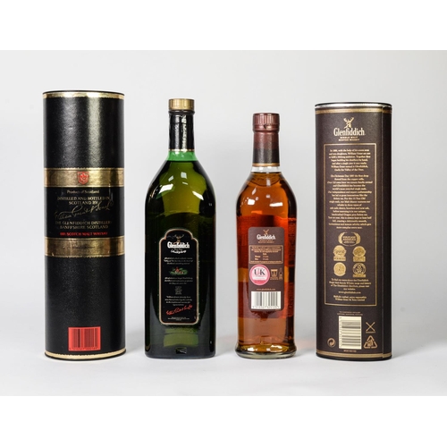 111 - TWO BOTTLES OF GLENFIDDICH MALT SCOTCH WHISKY, comprising: SINGLE MALT, AGED 15 YEARS, and SPECIAL O... 