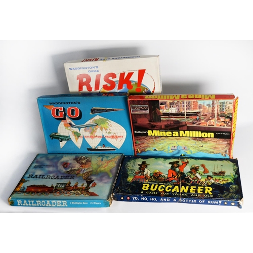 207 - TWENTY THREE JOHN WADDINGTON LTD BOARD GAMES mostly late 1960's/1970's a few older, comprising; 'MON... 