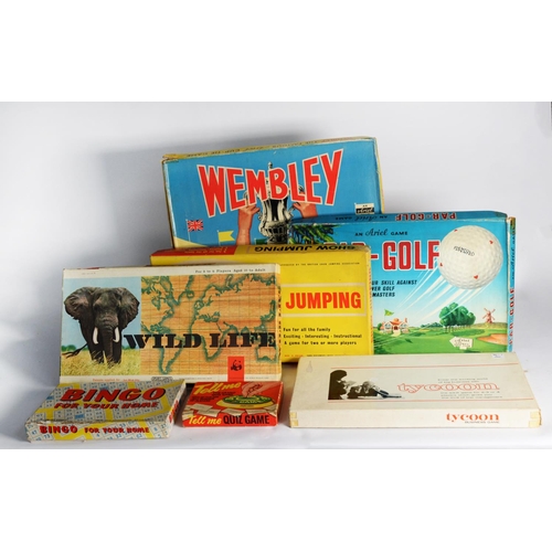 208 - DIVERSE SELECTION OF BOARD GAMES mostly late 1960's/1970's TO INCLUDE 'MAGNETIC FOOTBALL' by Bell To... 