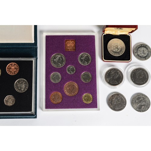 354 - UNITED KINGDOM ROYAL MINT 1970 PROOF COIN SET OF 8 PRE-DECIMAL COINS, half penny to half crown, in v... 