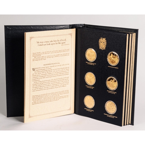 363 - JOHN PINCHES ISSUED - THE CHURCHILL CENTENARY MEDALS, TRUSTEES PRESENTATION EDITION, 1975, comprisin... 